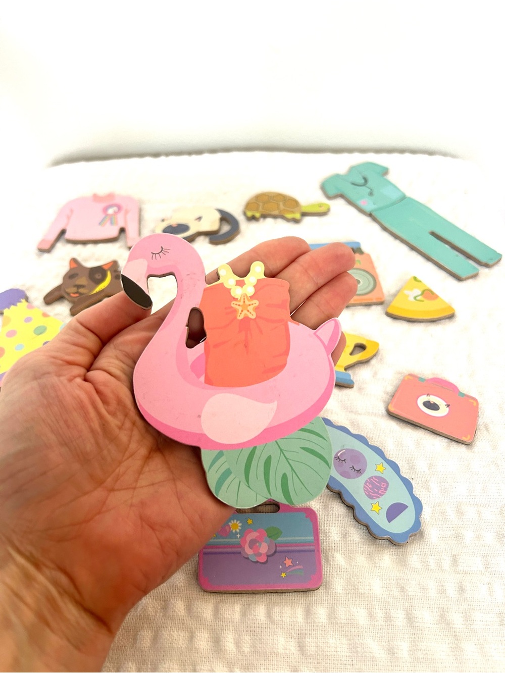 Magnetic Dress-Up Pretend Play Set with Travel Bag by Story Magic - Picture 6 of 7